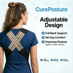 CurePosture™ — Adjustable Posture Corrector for Back, Neck & Shoulder Relief